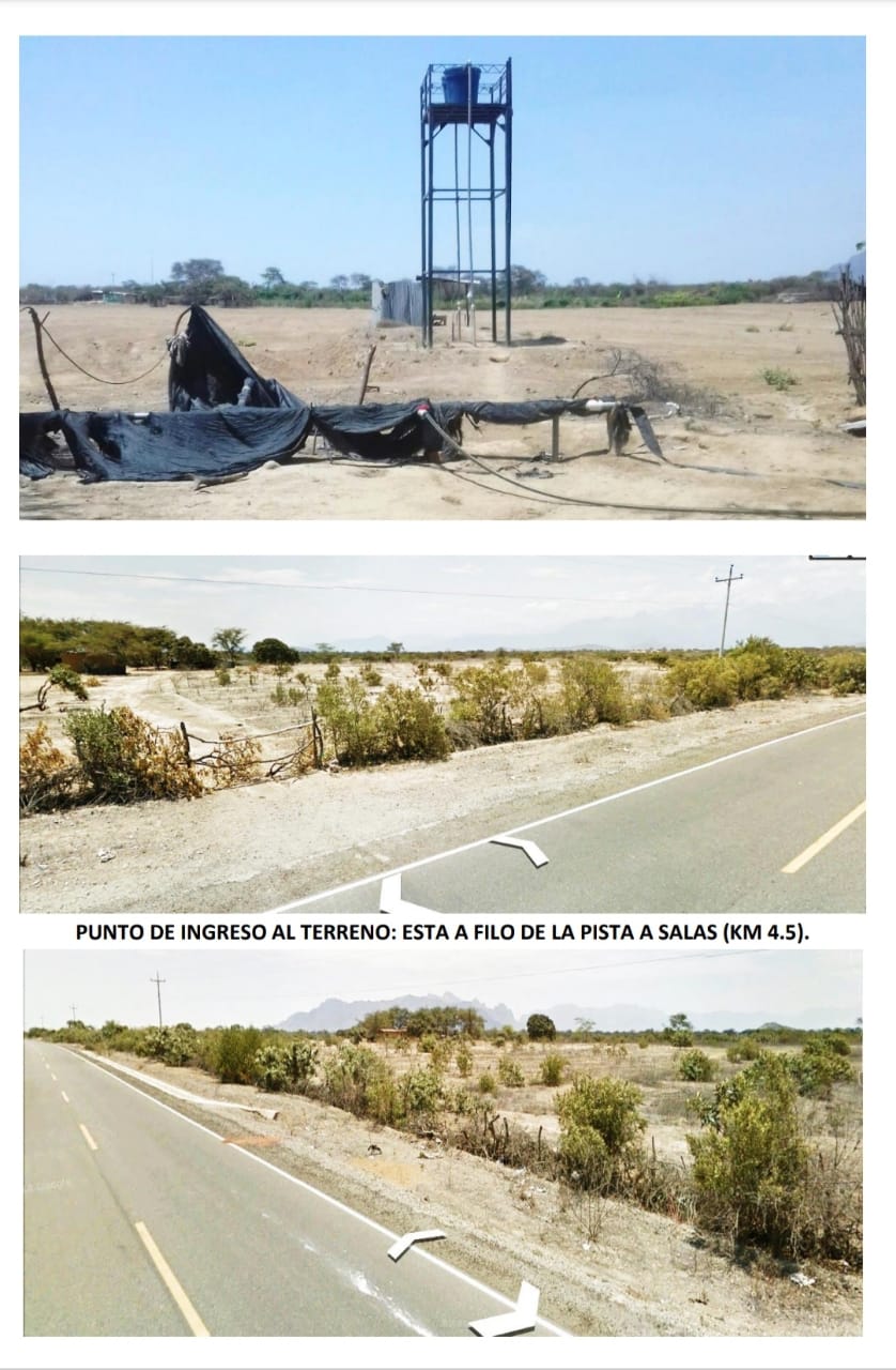 VENTA: FUNDO 55.36 HAS EN JAYANCA - FILO DE PISTA